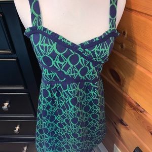 Lilly Pulitzer sz 4 knit blue dress